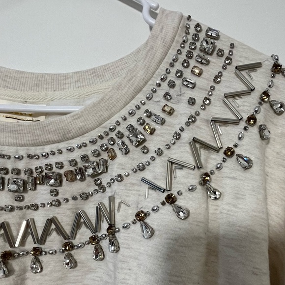 Maeve Embellished Collar Pullover - Picture 7 of 8